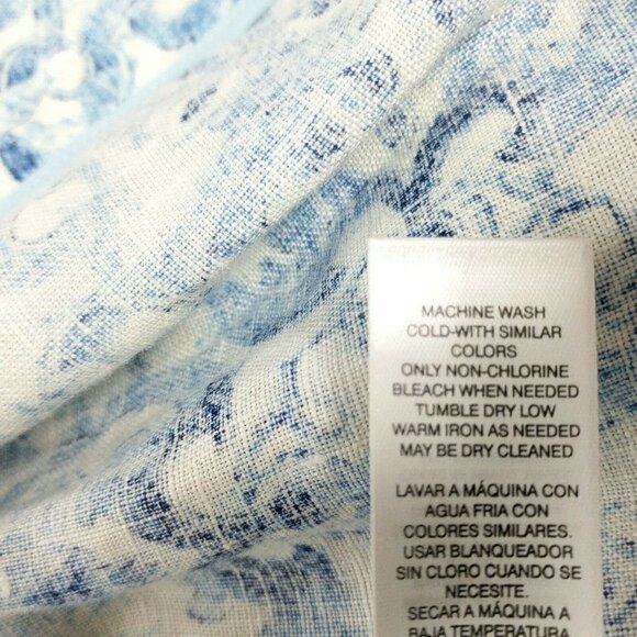 Chicos Blazer Blue White Geometric Size XS 00 - Picture 6 of 6